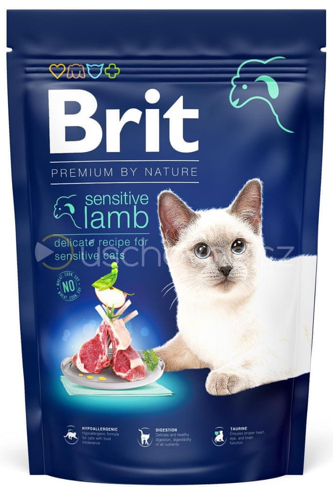 Brit Premium by Nature Cat. Sensitive Lamb, 1,5 kg